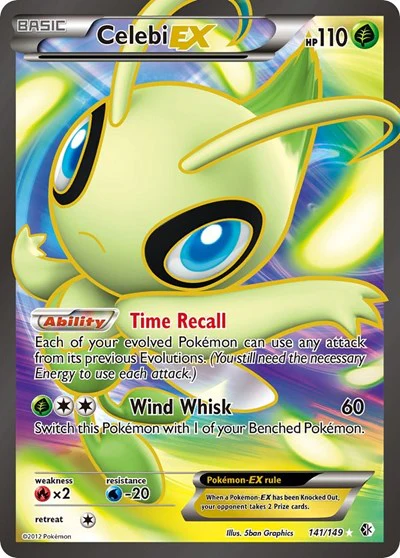 BCR: Celebi EX (141 Full Art) (Holofoil)