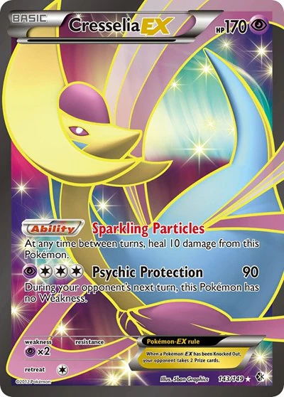 BCR: Cresselia EX (143 Full Art) (Holofoil)