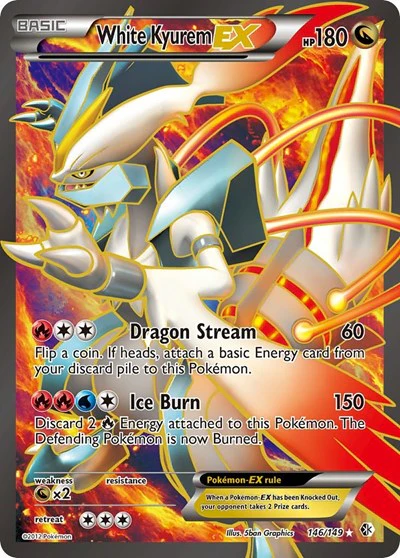 BCR: White Kyurem EX (146 Full Art) (Holofoil)