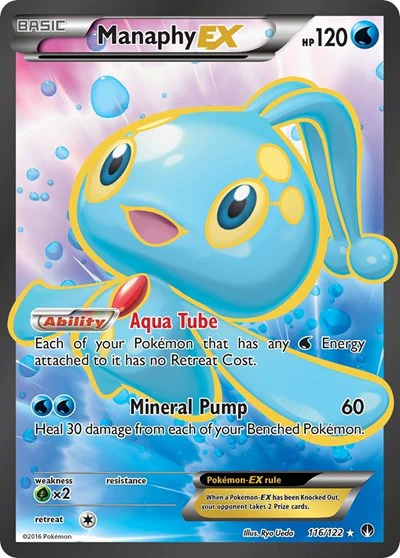 BKP: Manaphy EX (Full Art) (Holofoil)