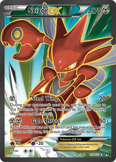 BKP: Scizor EX (Full Art) (Holofoil)