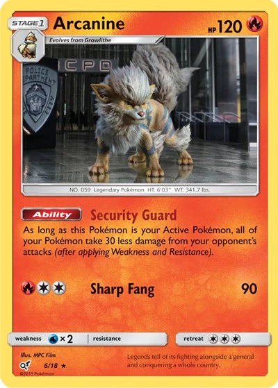 DEP: Arcanine (Holofoil)