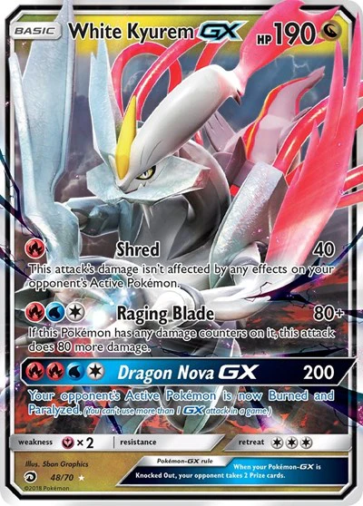 DRM: White Kyurem GX (Holofoil)
