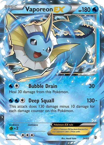 GEN: Vaporeon EX (Holofoil)