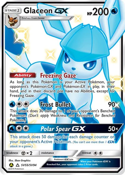 HIF:SV: Glaceon GX (Holofoil)