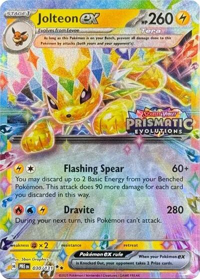 MCAP: Jolteon ex - 030/131 (Prismatic Evolutions Stamp) (Holofoil)