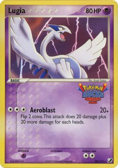 MCAP: Lugia - 29/115 (Pokemon Rocks America)