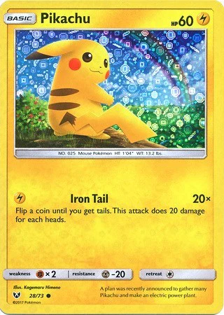 MCAP: Pikachu - 28/73 (General Mills) (Holofoil)