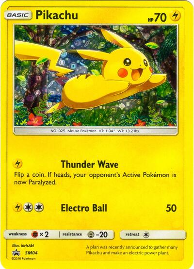 MCAP: Pikachu - SM04 (General Mills) (Holofoil)