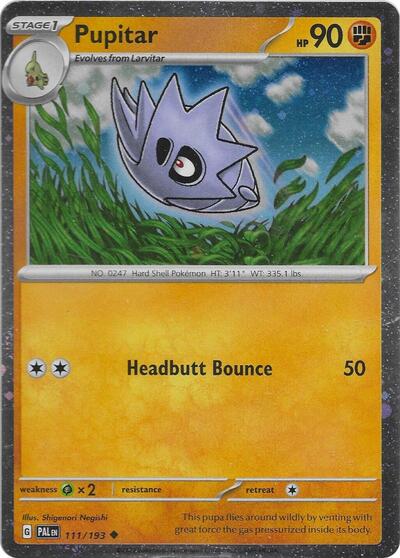 MCAP: Pupitar - 111/193 (Cosmo Foil) (Holofoil)