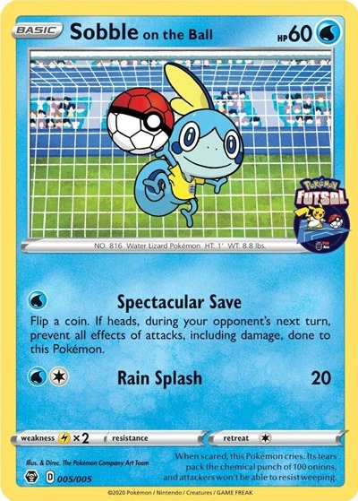 MCAP: Sobble on the Ball - 005/005 (Pokemon Futsal)