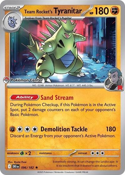 MCAP: Team Rocket's Tyranitar (Pokemon Center Exclusive)