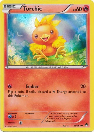 MCAP: Torchic - 25/160 (Sheen Holo) (Holofoil)