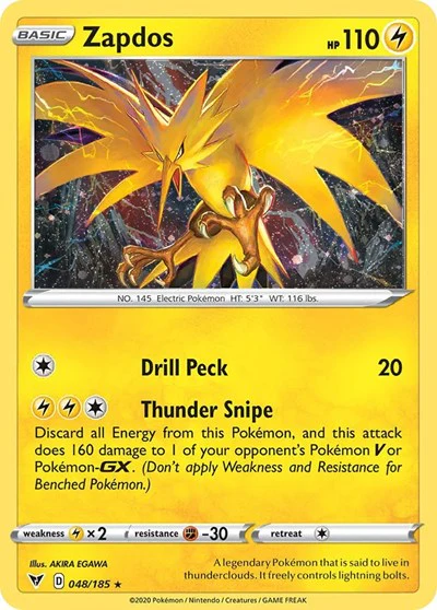 MCAP: Zapdos (Cosmos Holo) (Holofoil)