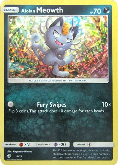 MCD17: Alolan Meowth - 8/12 (Holofoil)