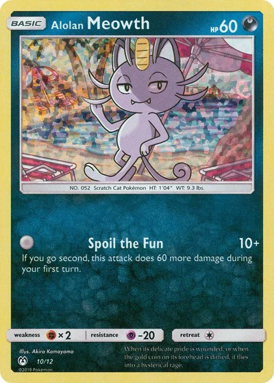 MCD19: Alolan Meowth - 10/12 (Holofoil)