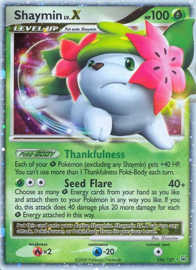 PL: Shaymin Lv.X (Land Forme) (Holofoil)
