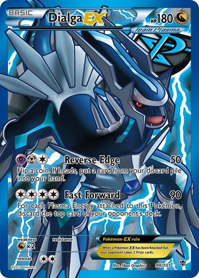 PLB: Dialga EX (Team Plasma) (99 Full Art) (Holofoil)