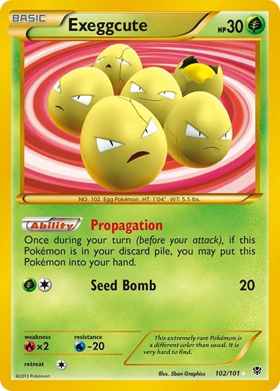 PLB: Exeggcute (102 Secret Rare) (Holofoil)