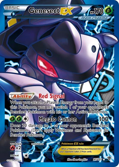 PLB: Genesect EX (Team Plasma) (97 Full Art) (Holofoil)