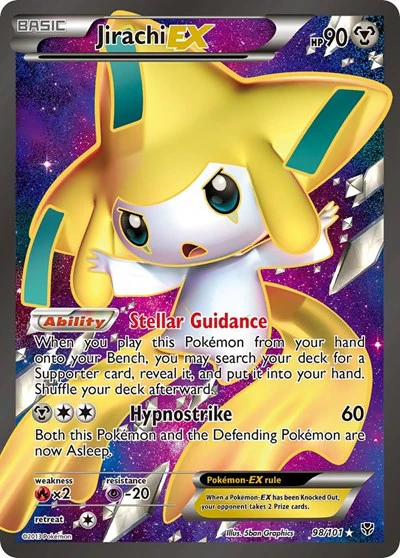 PLB: Jirachi EX (98 Full Art) (Holofoil)