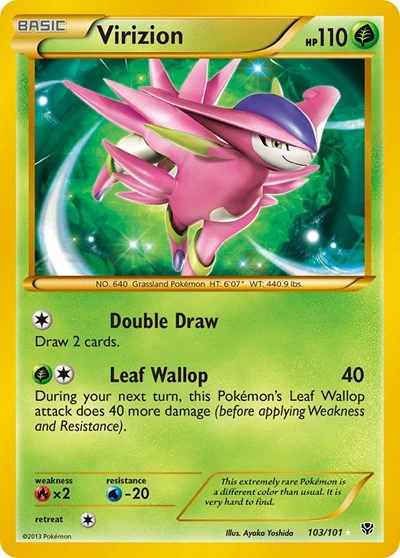 PLB: Virizion (Secret) (Holofoil)