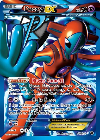 PLF: Deoxys EX (Team Plasma) (Full Art) (Holofoil)