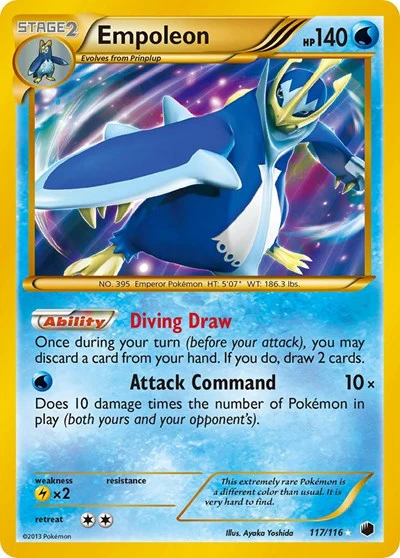 PLF: Empoleon (117 Secret Rare) (Holofoil)
