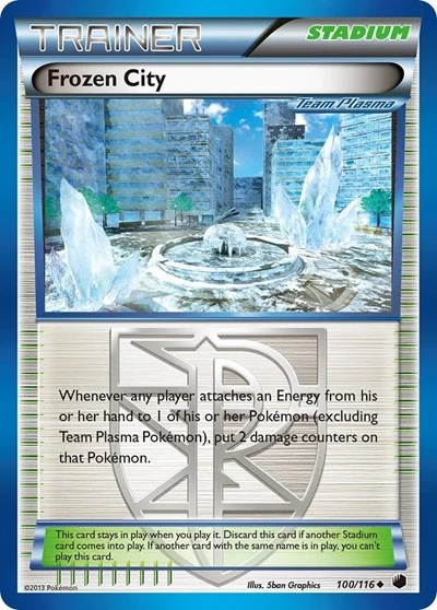 PLF: Frozen City (Team Plasma) (Reverse Holofoil)