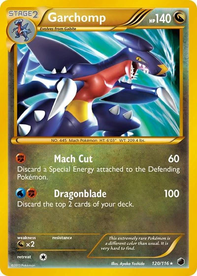 PLF: Garchomp (120 Secret Rare) (Holofoil)