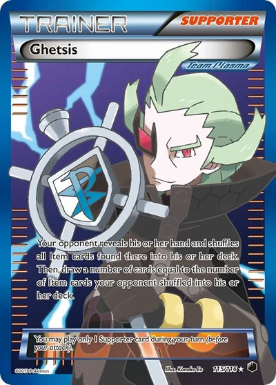 PLF: Ghetsis (Team Plasma) (Full Art) (Holofoil)
