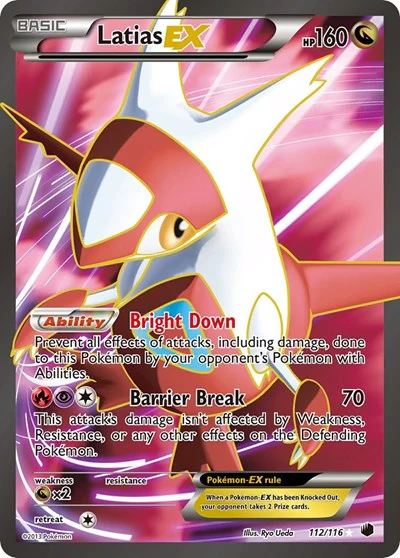 PLF: Latias EX (112 Full Art) (Holofoil)