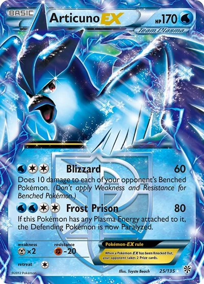PLS: Articuno EX (Team Plasma) (Holofoil)