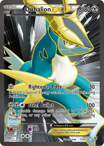 PLS: Cobalion EX (133 Full Art) (Holofoil)