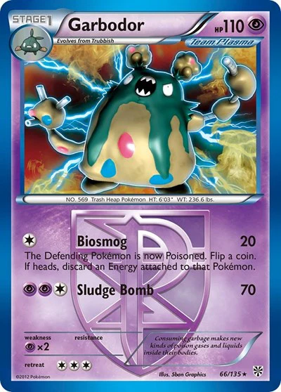 PLS: Garbodor (Team Plasma) (66) (Holofoil)