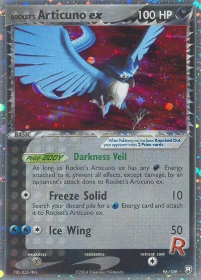 RR: Rocket's Articuno ex (Holofoil)