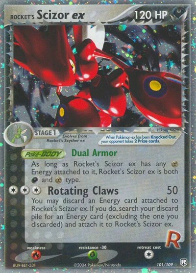 RR: Rocket's Scizor ex (Holofoil)
