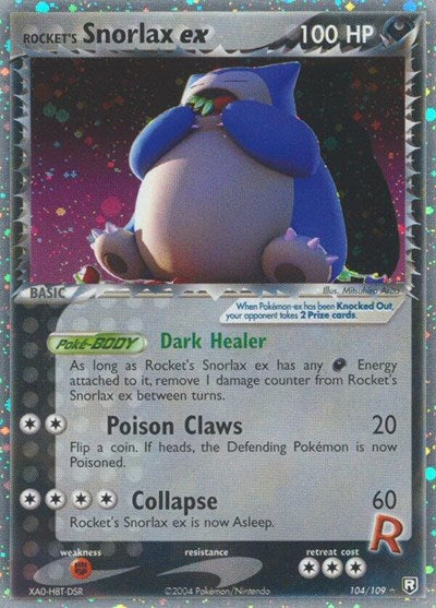 RR: Rocket's Snorlax ex (Holofoil)