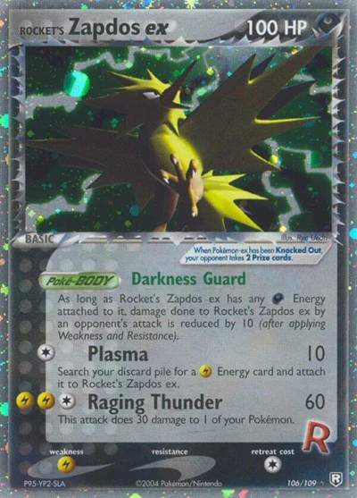 RR: Rocket's Zapdos ex (Holofoil)