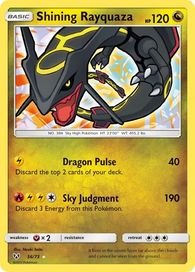 SHL: Shining Rayquaza (Holofoil)