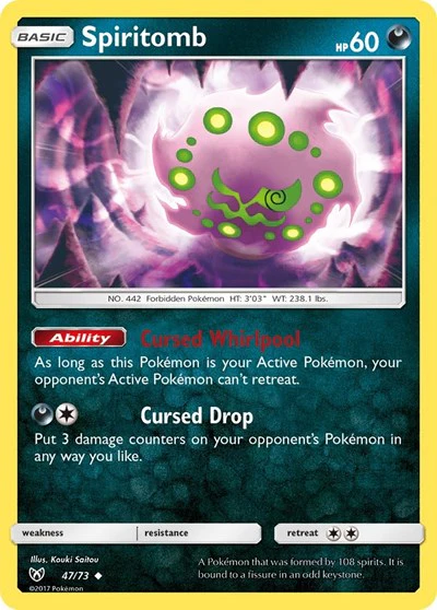 SHL: Spiritomb (Reverse Holofoil)