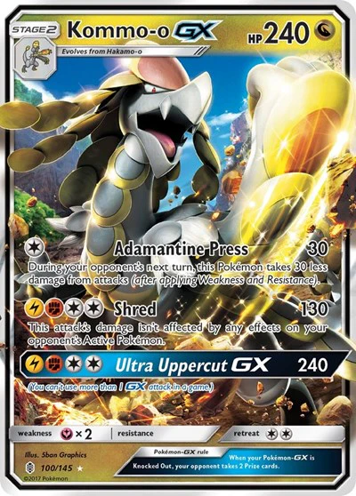 SM02: Kommo-o GX (Holofoil)