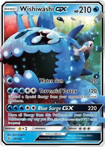 SM02: Wishiwashi GX (Holofoil)
