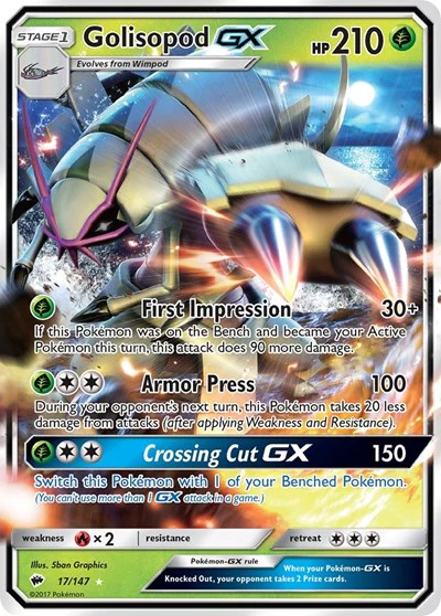 SM03: Golisopod GX (Holofoil)