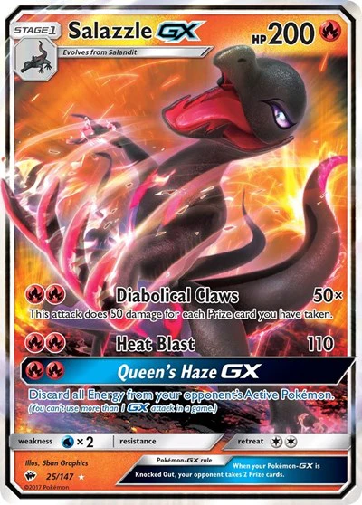 SM03: Salazzle GX (Holofoil)