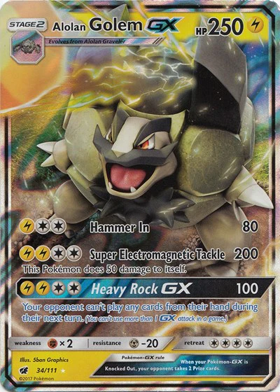SM04: Alolan Golem GX (Holofoil)