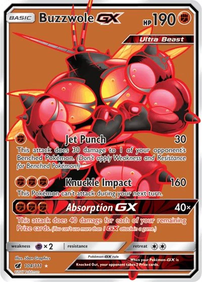 SM04: Buzzwole GX (Full Art) (Holofoil)