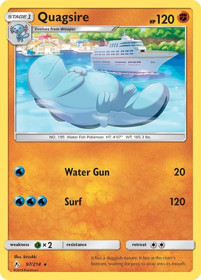 SM10: Quagsire (Reverse Holofoil)