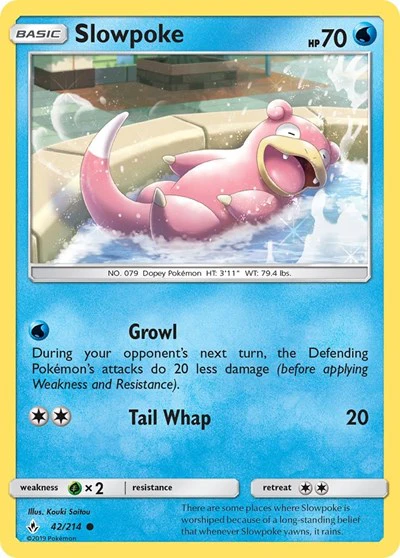 SM10: Slowpoke (Reverse Holofoil)