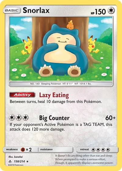 SM10: Snorlax (Holofoil)